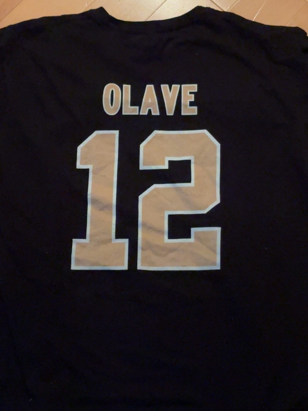 Fanatics Black Tee with Gold Fleur-de-Lis Accent (Chris Olave)